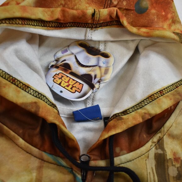 Star Wars Mens Darth Vader Epic Lord Sublimated Hoodie New XL - Picture 3 of 5